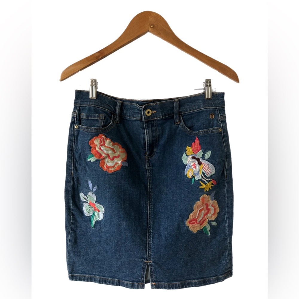 Tommy Hilfiger Blue Denim Skirt